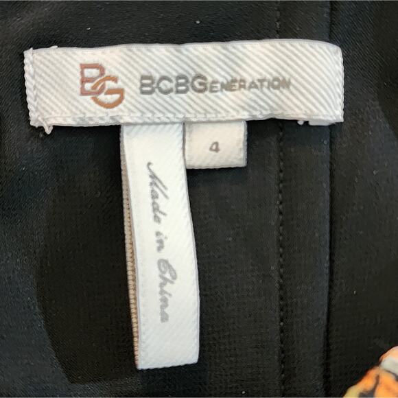 BCBGeneration purple and gold strapless mini dress size 4 - Picture 5 of 5